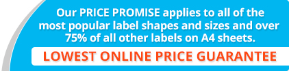 50% reduction on printed labels